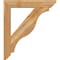 Ekena Millwork Funston Slat Rough Sawn Bracket w/ Offset Brace, Western Red Cedar, 6"W x 30"D x 34"H BKT0604X30X34FST06RWR - alternate 4